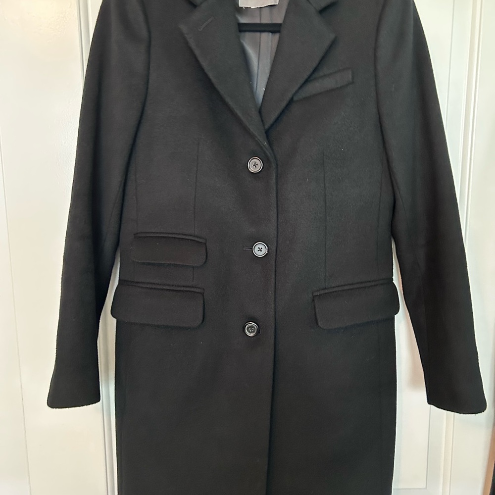 J Crew Nello Gori 100% Wool Top Coat